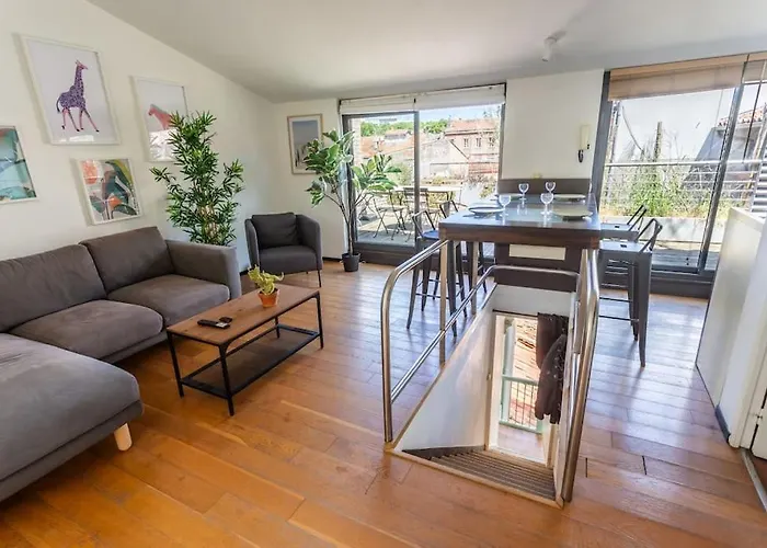 Apartment Roof In Center Of Toulouse-free Parking- Toulouse