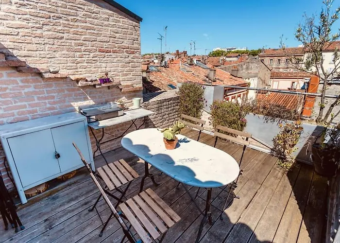Roof In Center Of Toulouse-free Parking- Toulouse