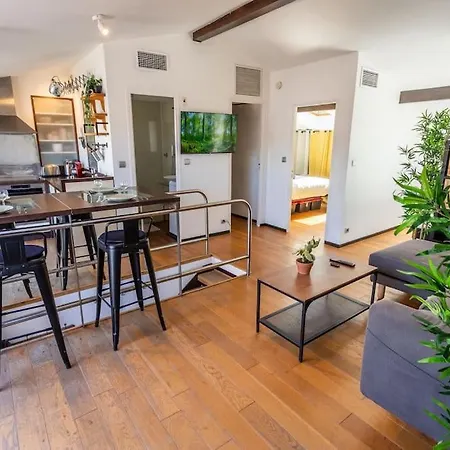 Apartamento Roof In Center Of Toulouse-free Parking- *